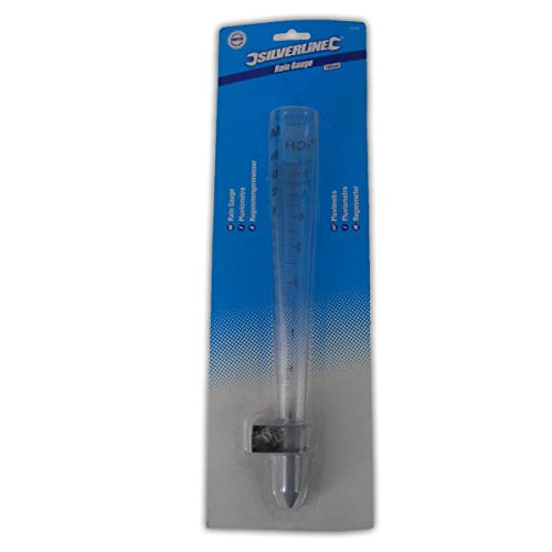 Pluviometro Silverline 160 Mm - Per Giardino, Con Supporto A Parete, Metrico/Imperiale - Foto 11