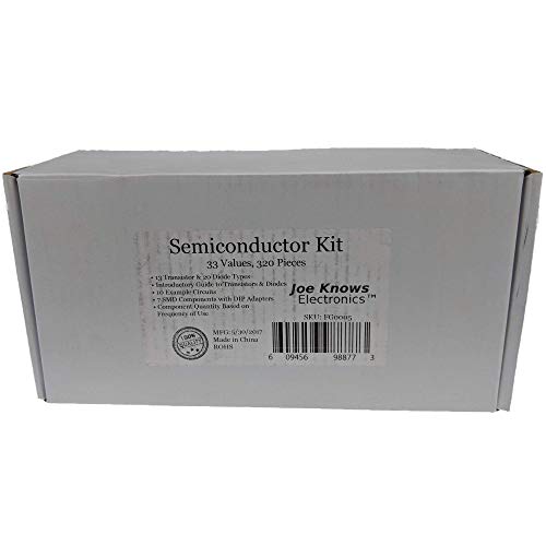 Joe Knows Electronics Semiconductor Kit (320 Transistors & Diodes)