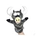 Fuxwlgs Fingerpuppen Hand Fingerpuppe Kawaii Tier Plüsch Puppe Pädagogisches Baby Spielzeug Löwe Elefant Bunny AFFE Giraffe Tiger Soft Spielzeug Gefüllte Puppe (Color : Bull, Height : 25-27cm)