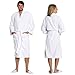 Produktbild ZOLLNER Bademantel in weiß - hautfreundlich und super saugstark - für Damen und Herren - Baumwolle - Größe XL - waschbar bis 95°C - Hotelqualität - Oeko Tex® zertifiziert