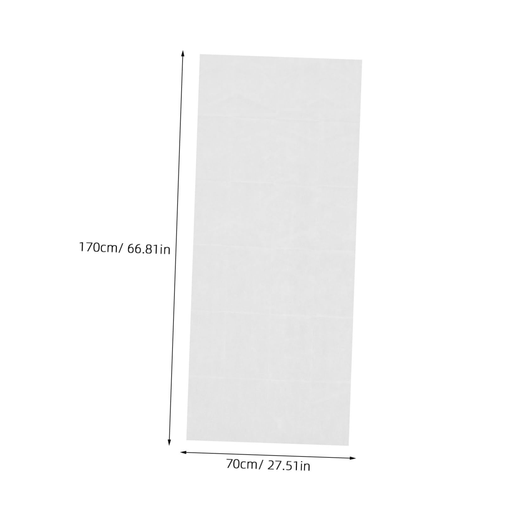 AUTSUPPL 20pcs Waterproof Spa Sheets for Esthetician Bed Massage Bed Topper Curved Disposable Hotel Sheets 70x170cm Non-slip Massage Set