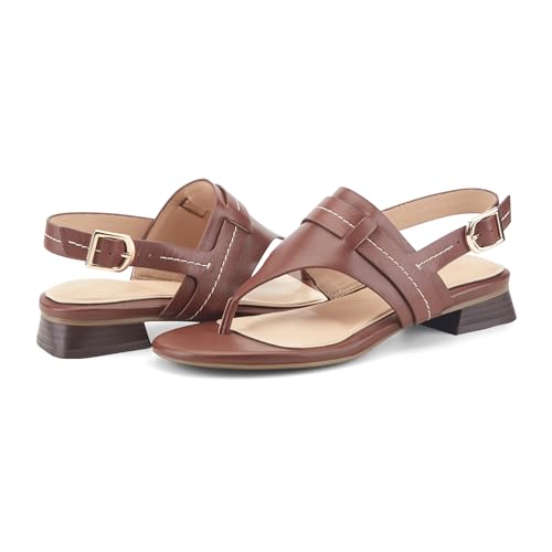 Rockport Ofera pour femmes chaussures cuir marron moyen taille 39.5 EU confortables - 6