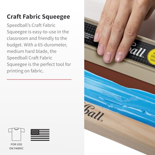 Image of Speedball Craft Fabric Squeegee, 9-Inch for Silk Screen Printing (Pack of 2)