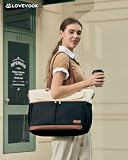 LOVEVOOK Torba robocza damska z izolowaną kieszenią chłodzącą na laptopa
