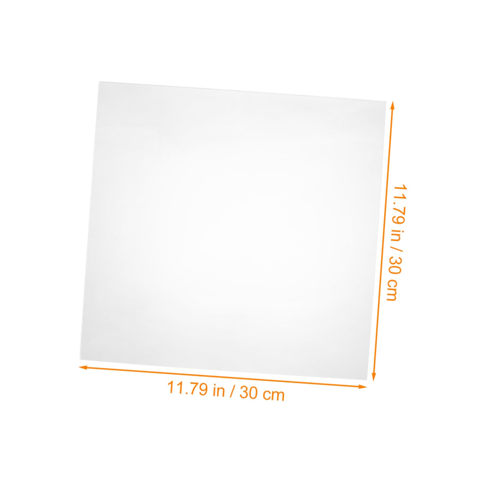 STOBAZA Crylic Sheet Display Base Square Base Plate Stands Acrylic for Display for Countertop