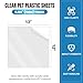 10 Pack of 12x12” PET Sheet/Plexiglass Panels 0.04” Thick; Use for Crafting Projects, Picture Frames, Cricut Cutting and More; Protective Film to Ensure Scratch and Damage Free Sheets