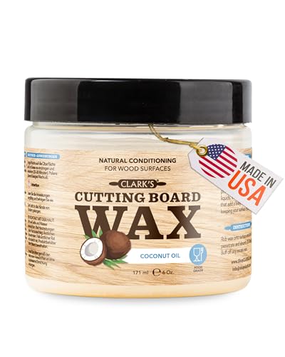 CLARK'S Cutting Board Wax - 2-in-1 Wood Butter & Organic