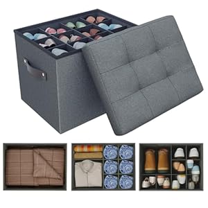 Hoiwio Sitztruhe mit Stauraum Ottoman-1pcs