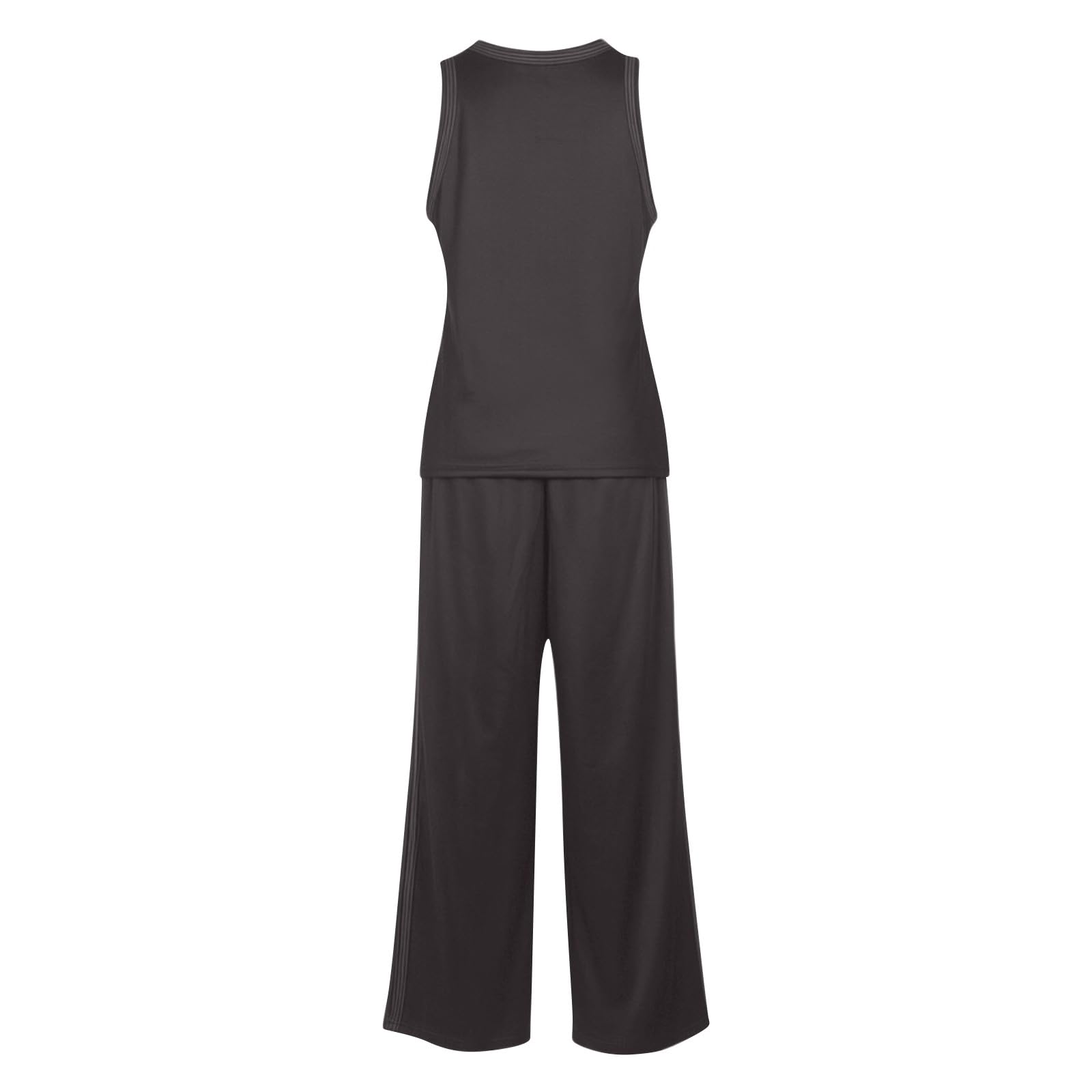 Conjunto Mujer Verano 2 Piezas Moda Traje de Ligero Chndal Ropa Descanso Respirable Playa Chndales para Salir Vacaciones Cmodoropa de Verano mujerTejido