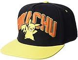 Pokemon SB1EX9POK- Pikachu Schwarz mit Gelb farbe cap