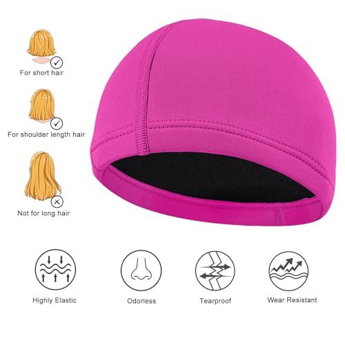 Image of Wetsuit Neoprene Diving Hood 2mm Men Women Thermal Swim Scuba Cap | 2mm adult and Youth Swimming Surfing Snorkeling Beanie Long Curly Hair Clean Warm Triathlon Wet Suit Hat Open Water Kayak SUP