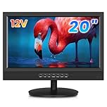 ZOSHING 20Inch LED TV,Small Television with VESA Wall Mountable,Full HD 1080p-Digital DVB-T2 Tuner Freeview Receive-HDMI/USB-AC/DC-12V input for Bedroom Caravan