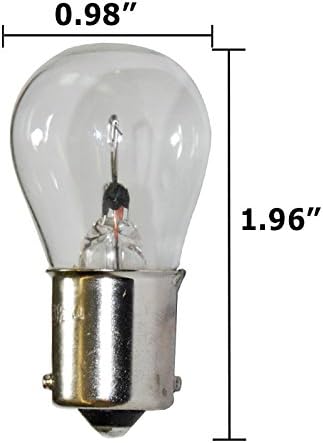 Satco 7511 24V 21W BA15S Base S8 Shape C6 Miniature Light Bulb
