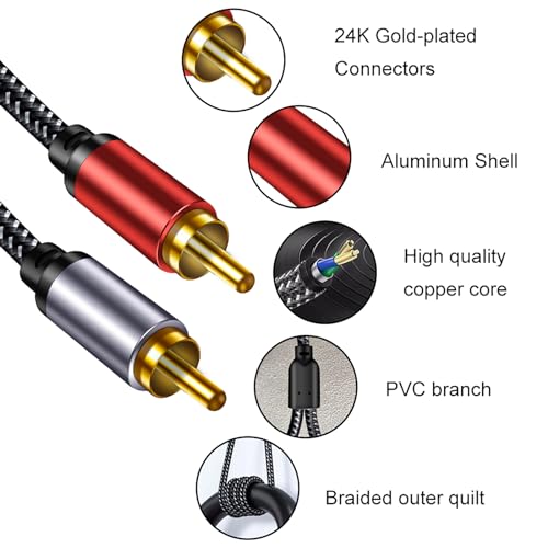 Recopilación y reviews de Cable plug a rca que puedes comprar esta semana. 5 Imagen adicional