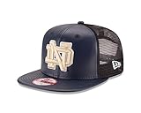 NCAA Notre Dame Fighting Irish Men's Team Sleek Trucker 9FIFTY Snapback Cap, Navy, One Size