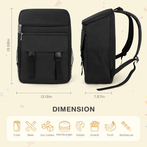 Image of Backpack Cooler - 50 Cans Insulated Cooler Backpack for Men & Women