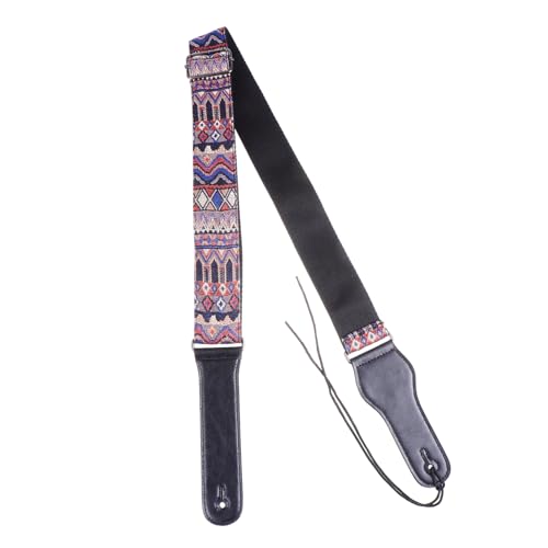 OFFSCH Correa de Guitarra para Guitarra Acústica Folk Correa de Hombro Resistente Lazo para Clavos...