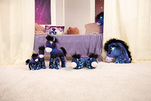 NICI Kuscheltier Pony Starflower 35 cm – Stofftier aus weichem Plüsch, niedliches Plüschtier zum Kuscheln und Spielen, für Kinder & Erwachsene, 48755, tolle Geschenkidee, blau