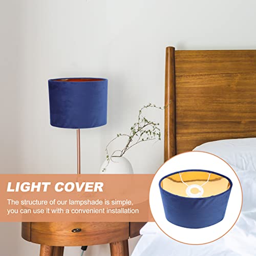 OSALADI Petit Abat- Jour Lustre Abat- Jour Ovale Mur Applique L' ombre de Plancher De Chevet Table Abat- Jour Lumière Couvre Rustique De Mariage Décoration de La Maison Bleu - Image 6