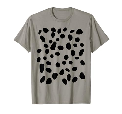 spotted white with black polka dots Dalmatian T-Shirt
