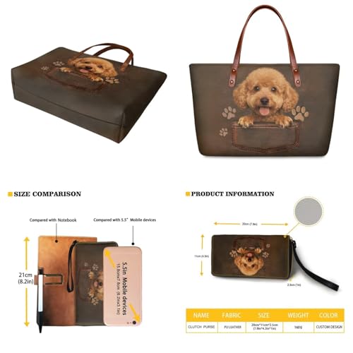 Set de bolso y cartera Lotusorchid grande para mujer miniatura 3