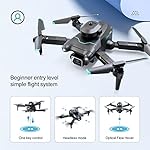 REHOBBKID-Mini-Drone-for-Kids-with-4K-Dual-Camera-S96-Foldable-WiFi-FPV-Live-Video-Drones-for-Adults-BeginnersAltitude-Hold-Headless-ModeOne-Key-StartLandingGesture-Control-RC-Quadcopter-with-Battery-