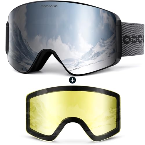 Odoland Frameless Magnetic Lens Goggles