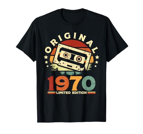 Jahrgang 1970 Retro Geburtstagsshirt zum 55. Geburtstag T-Shirt