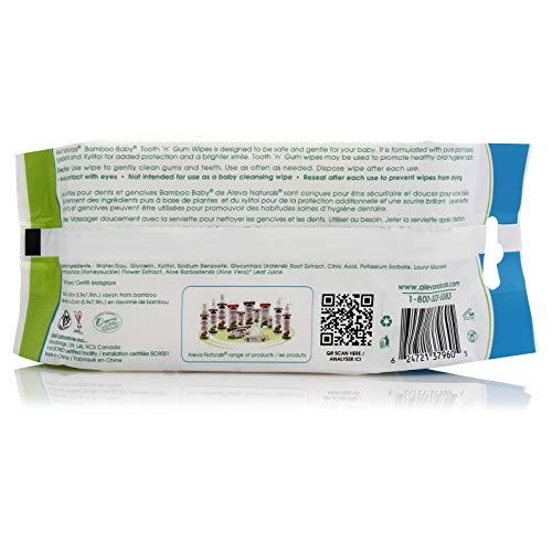 Bamboe Baby, Tandvlees Doekjes, 30 Doekjes - Aleva Naturals - Afbeelding 3