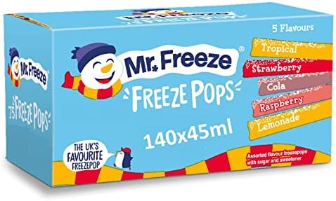 Mr Freeze Super Freeze Pods 140 x 45 ml Ice Pops