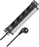 Brennenstuhl – Brennenstuhl Alu-Line 10" Steckdosenleiste 4-Fach für Schalt