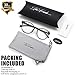 Kids Blue Light Blocking Glasses Silicone Flexible TR-90 Frame, Computer Gaming TV Phone Glasses for Boys Girls Age 3-14 (3-12 yr-Old, B0301 Black)