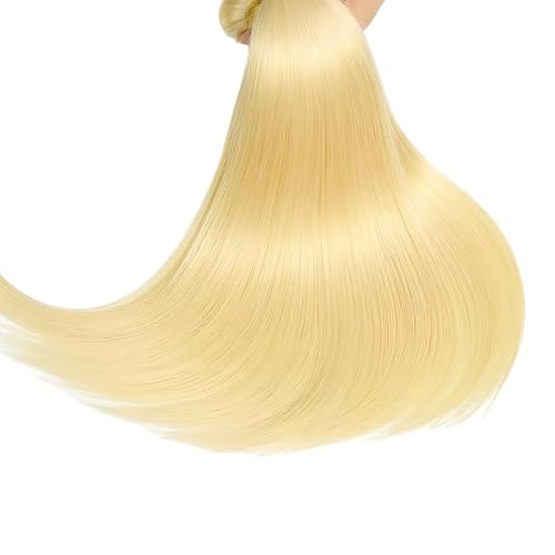KODRHAR Blonde Bundles Human Hair 20 22 24 Inch 613 Straight 3 Bundles Human Hair 12A Grade Brazilian Virgin Hair Weave Extensions For Women 613 Color Bundles — view 5