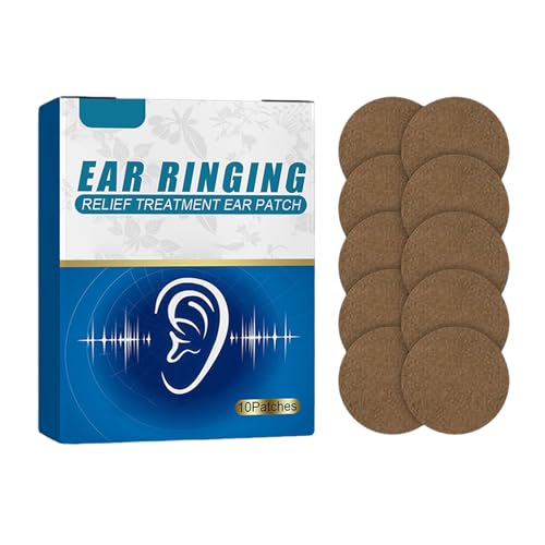 10PCS Parche Alivio de los Oídos que Sonan Parche,Parche para la Salud del Oído,Parches para los Oídos para el Tinnitus,Para Aliviar El Dolor De Cabeza,Alivio de Tinnitus para Zumbidos de Oídos, (1 ca