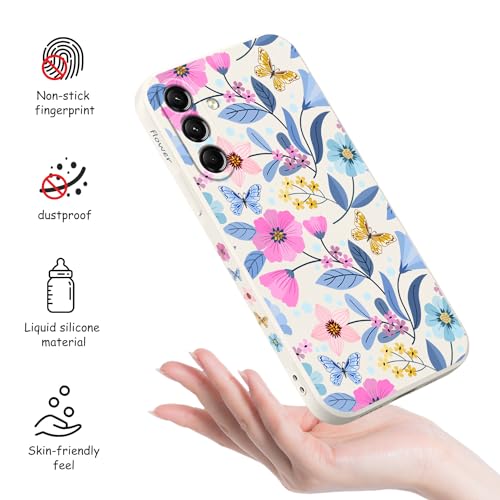 Coque Samsung S24 Plus en silicone fleuri résout le problème des chocs - 4