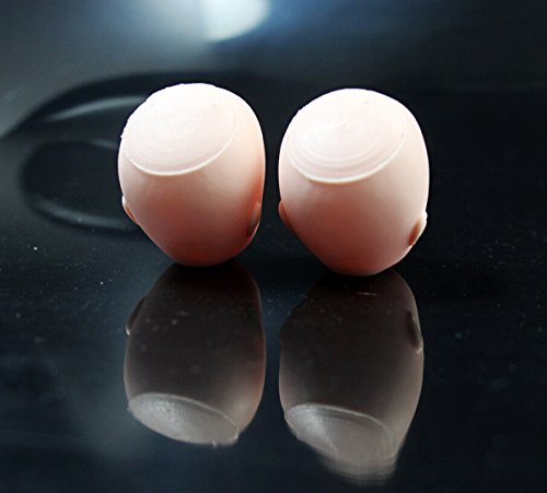 CHENGYIDA 3-Pack Mini Cosmetology Mannequin Heads,Doll Head Parts Repair,Practice Makeup,1/6 Bjd Female Doll Figure Option Head - Thumbnail 4
