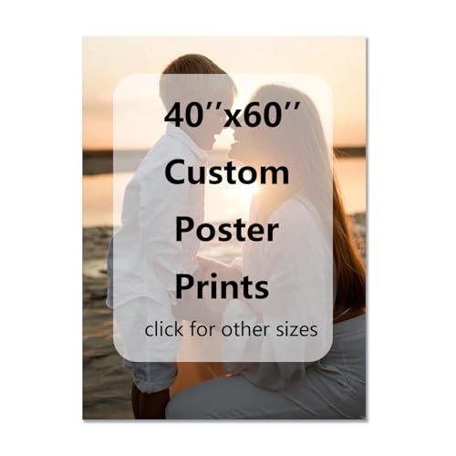GZZFXXD Personalized Custom 40''x60'' Canvas Prints with Your Photo/your Image Large Wallart Wall Decor for Bedroom Dining room Living room Children's room(Unframed)