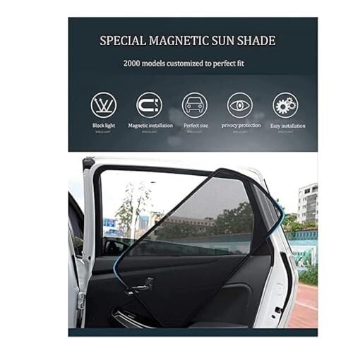 Parasole Auto Tendine parasole laterali Per Subaru Per Forester 2013-2018, protezione UV e privacy, accessori traspiranti Tendine Parasole(C)