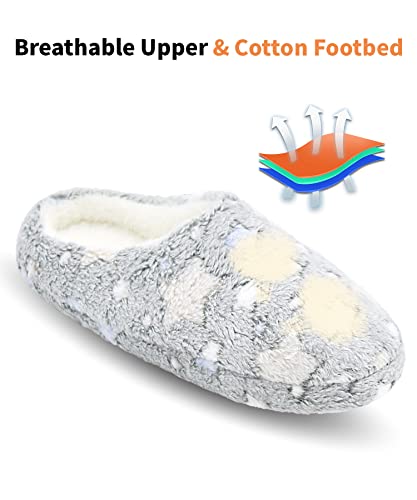Panda Bros Women's Memory Foam Slippers Comfort Plush Fleece Lined House Shoes for Indoor & Outdoor2