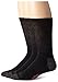 Dockers Men's 3 Pack Cushion Comfort Non Binding Basic Cotton Crew Socks , Black, Sock Size:10-13/Shoe Size: 6-12