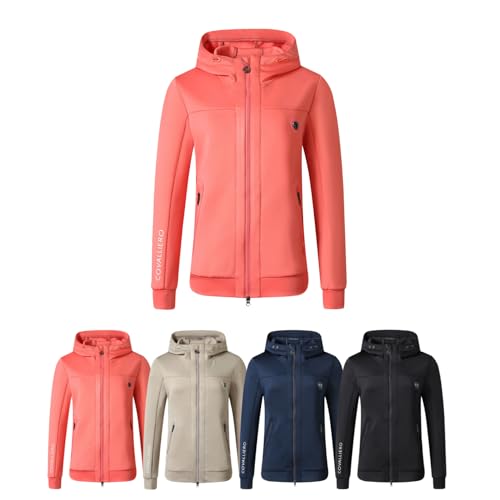 Sweat à capuche zippé Covalliero pour cavalière active en mi-saison