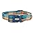 YUDOTE Soft Dog Collar Cloth Wrapped British Style Plaid Collars Non-irritant for Small Dogs with Sensitive Skin,Blue