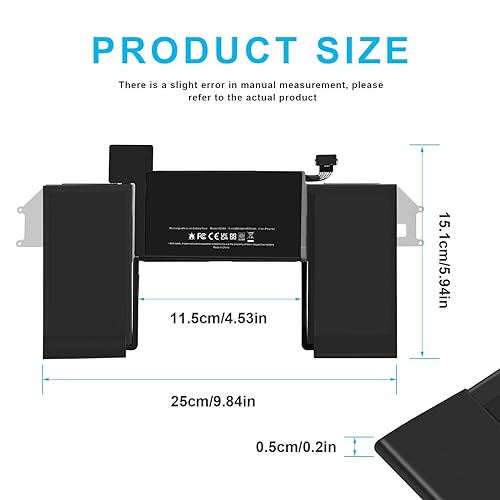 Image of ASUNCELL A2389 Battery Replacement for MacBook Air 13 Inch A2337 M1 (2020), EMC 3598, MGN53 MGN83 MGN63 MGN93 MGND3 MGN73 MGNA3 MGNE3