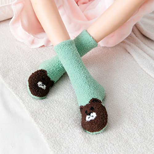 Image of Benefeet Sox Womens Fuzzy Socks Girls Cute Slipper Sock Funny Fluffy Winter Warm Soft Cozy Plush Indoor Sleep Sock