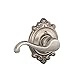 Callington Left Handed Lever with Brookshire Trim Non-Turning Lock, Aged Bronze (F170 CLT 716 BRK LH)