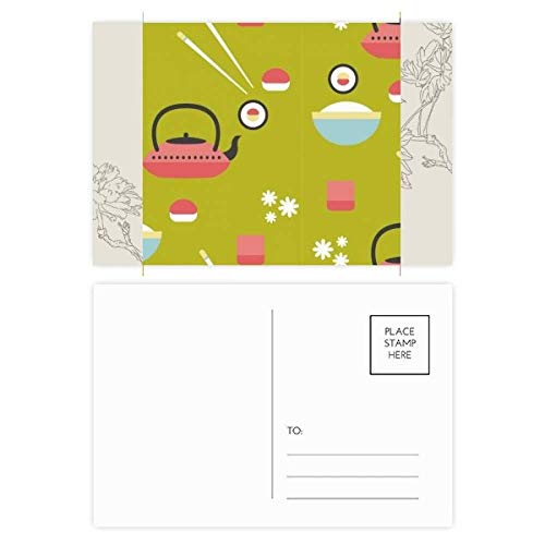 Carte postale de fleur set de 20 pièces pour cadeaux et remerciements