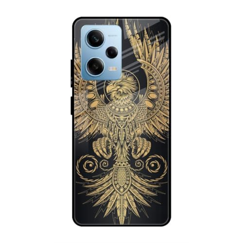 Image of SmashItUp Eagle | Birds Designer Printed TPU Metal Case Mobile Back Cover for Redmi Note 12 Pro 5G
