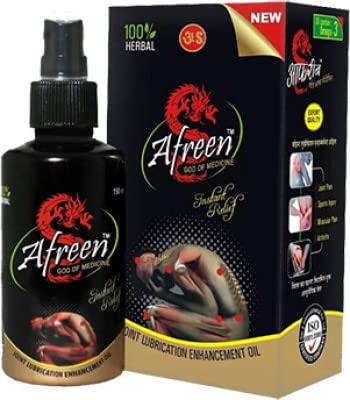 Afreen Pain Relief Oil for Muscle Ache and Body Pain (Pack of 1 x 150ml)