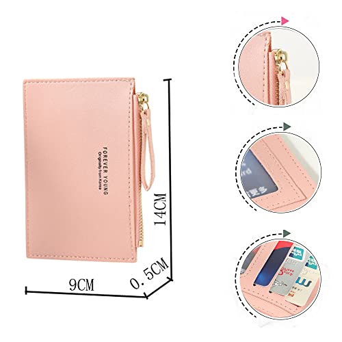 Mini Business Wallet Men's Pure Color Name Card Holder Ladies Credit Card Holders(black)2