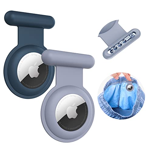 Image of Airtag Holder for Kids Hidden-2 Pack Apple Air tag Holder Kids GPS Tracker Case,Kids Airtag Holder,The Hidden Air Tags with pin is,sutable for Children, Elderly, Backpack,Luggage.